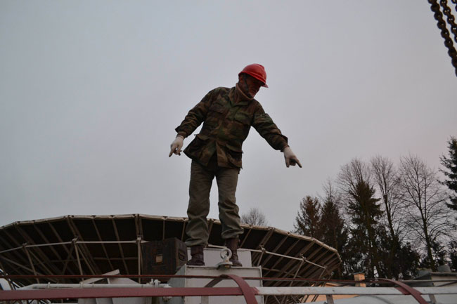 Na budowie RT-13 w Cieszęcinie - grudzień 2014