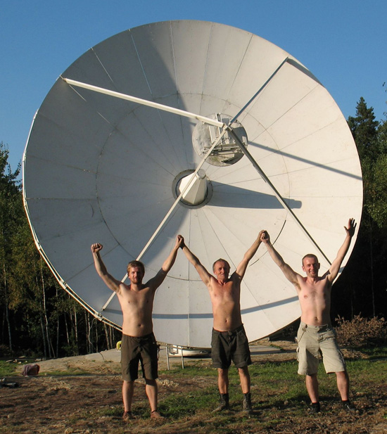 Triumfy podczas budowy RT-9 w Rzepienniku Biskupim (wrzesień, 2012)