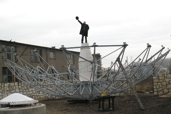 Triumfalnie na budowie RT-13 w Częstochowie (listopad, 2012)